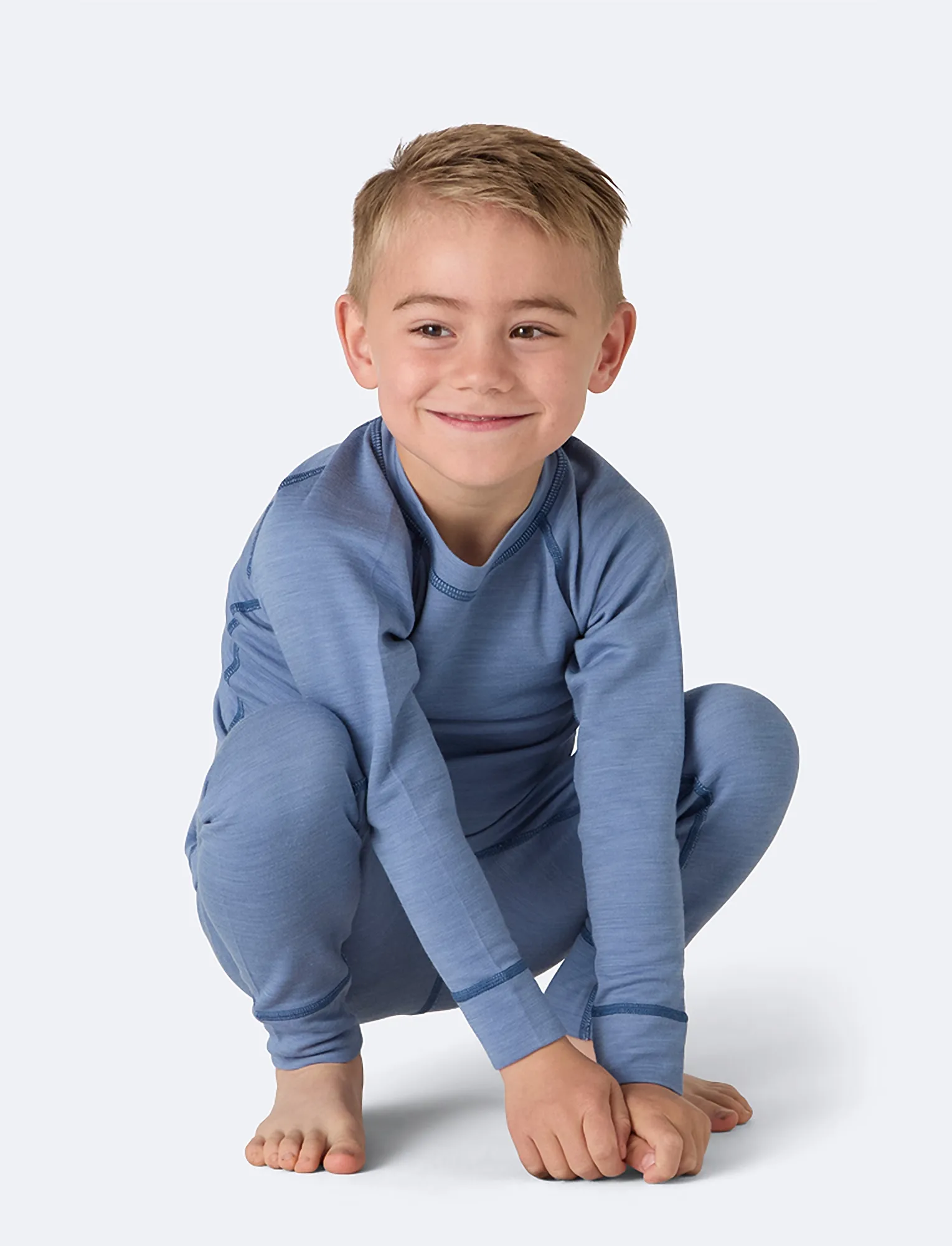 ISBJÖRN of Sweden - HUSKY Longjohn Baselayer Kids - aluskihina kantavad püksid - lagoon - 3