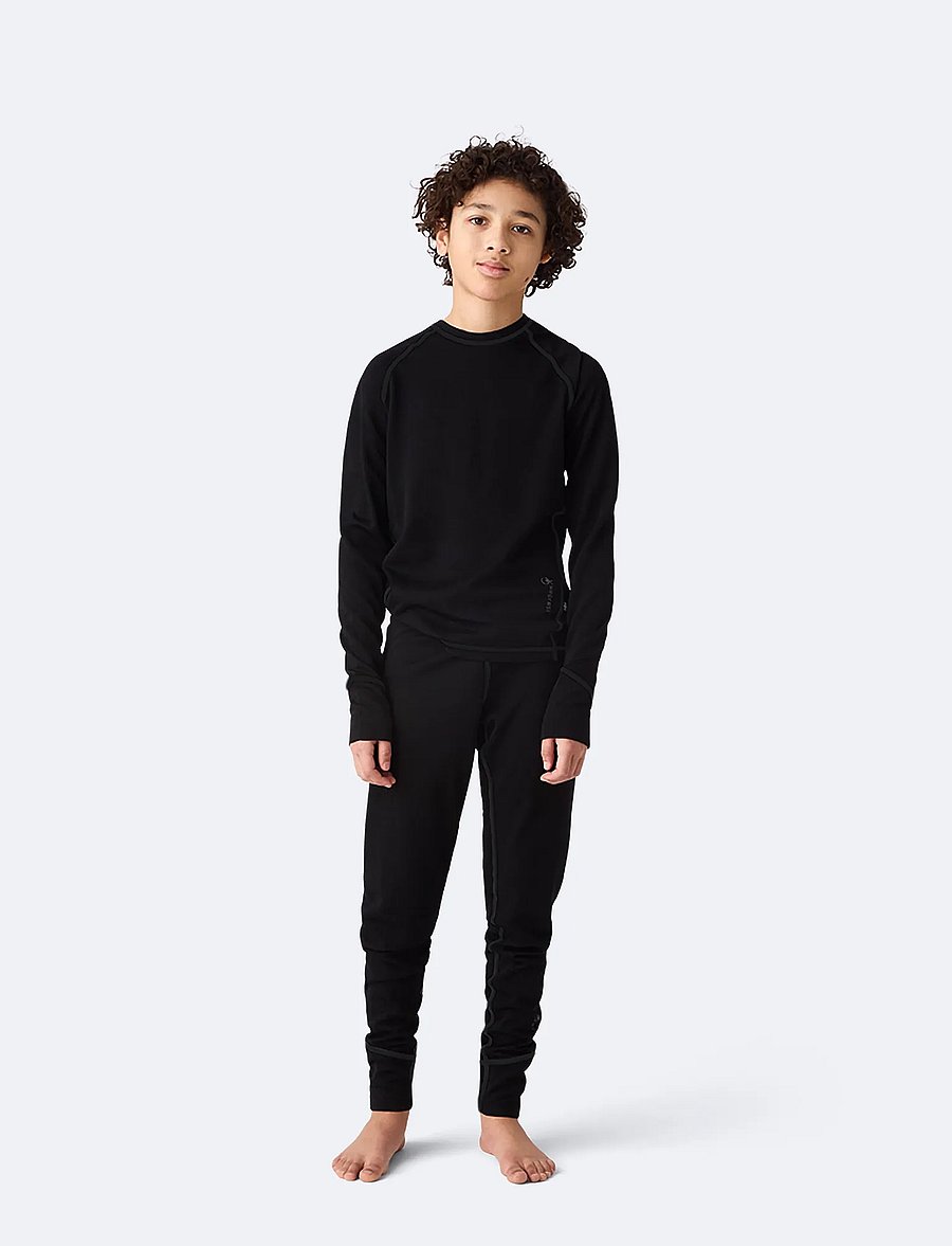 ISBJÖRN of Sweden - HUSKY Sweater Baselayer Teens - funktionsunterwäsche - oberteile - black - 3