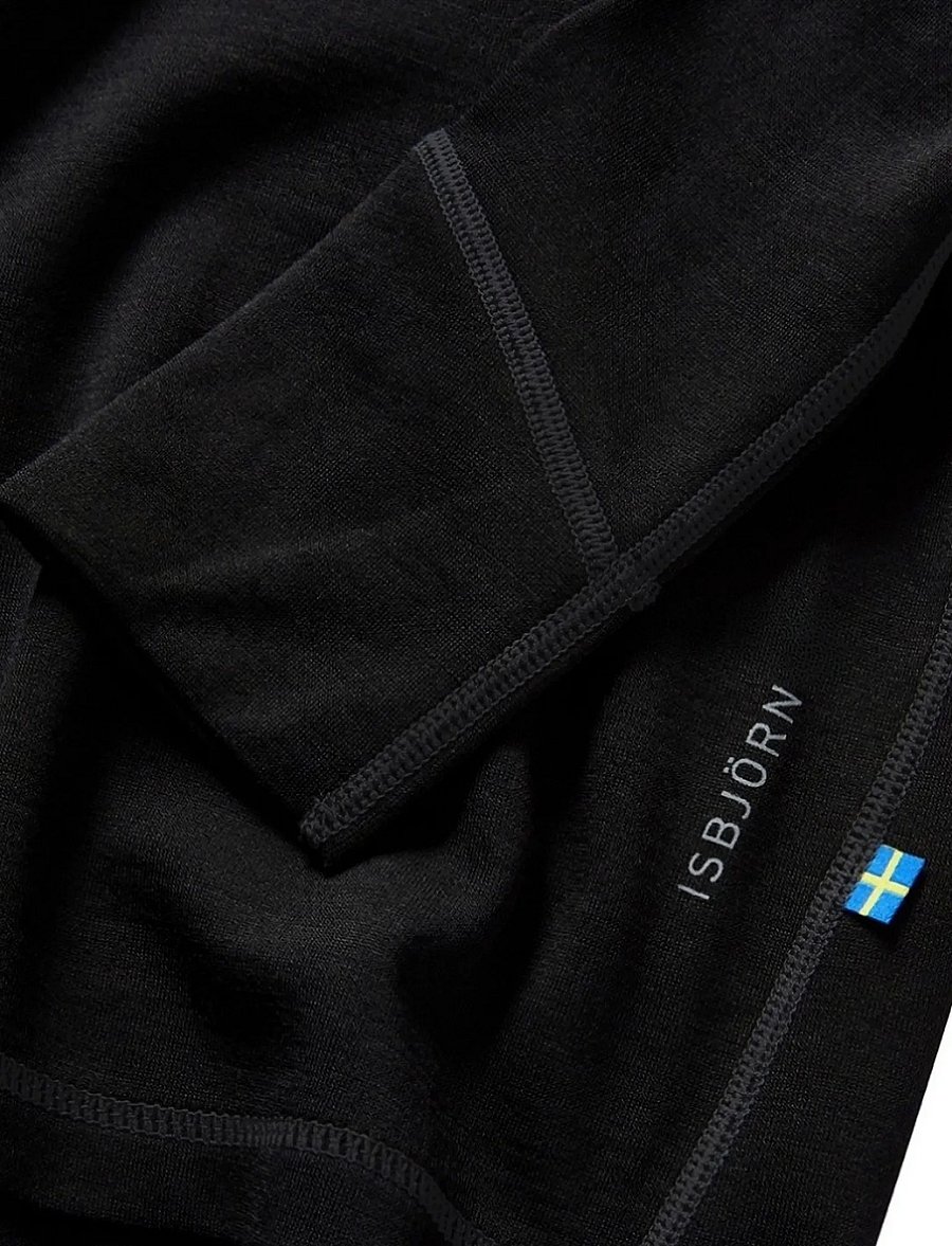 ISBJÖRN of Sweden - HUSKY Sweater Baselayer Teens - funktionsunterwäsche - oberteile - black - 5