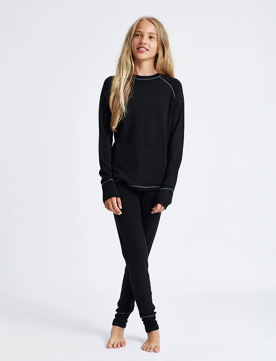 ISBJÖRN of Sweden - HUSKY Longjohn Baselayer Teens - black - 0