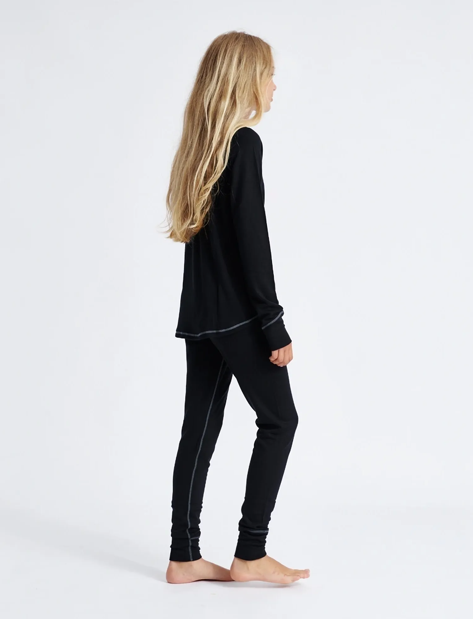 ISBJÖRN of Sweden - HUSKY Longjohn Baselayer Teens - black - 3