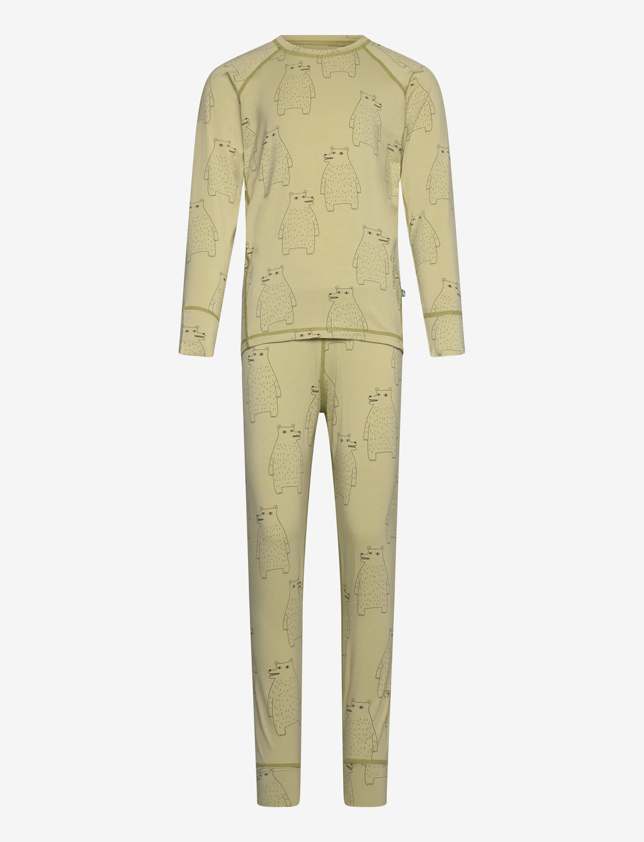 ISBJÖRN of Sweden - POLARBEAR SET Baselayer Kids Lagoon 122/128 - underställsset - forest dew - 0