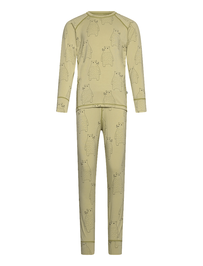 ISBJÖRN of Sweden - POLARBEAR SET Baselayer Kids - termoveļas komplekti - forest dew - 0
