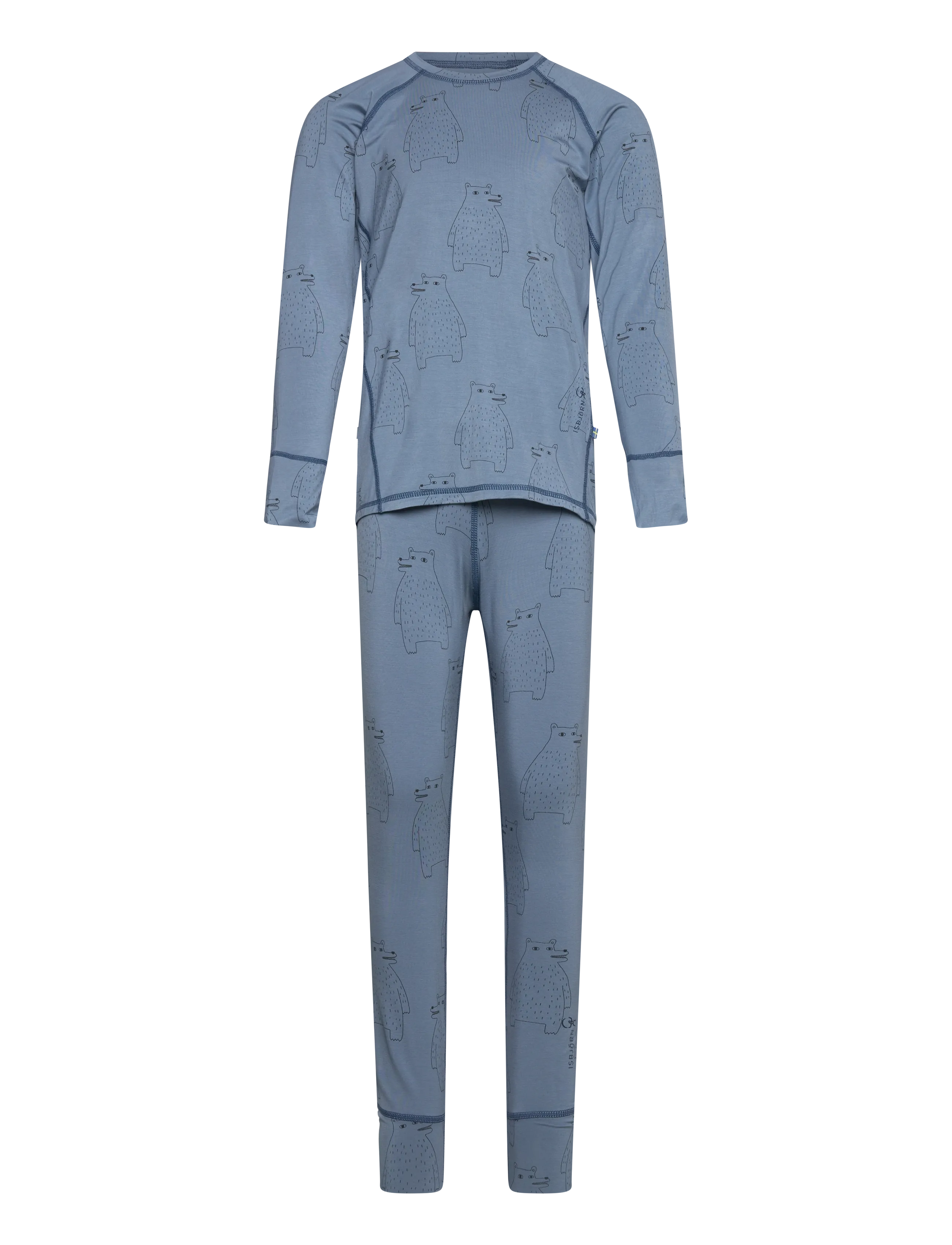 ISBJÖRN of Sweden POLARBEAR SET Baselayer Kids - Shoppa efter storlek - LAGOON / blue