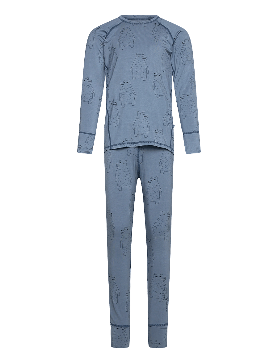 ISBJÖRN of Sweden - POLARBEAR SET Baselayer Kids - ensemble de sous-couche thermique - lagoon - 1