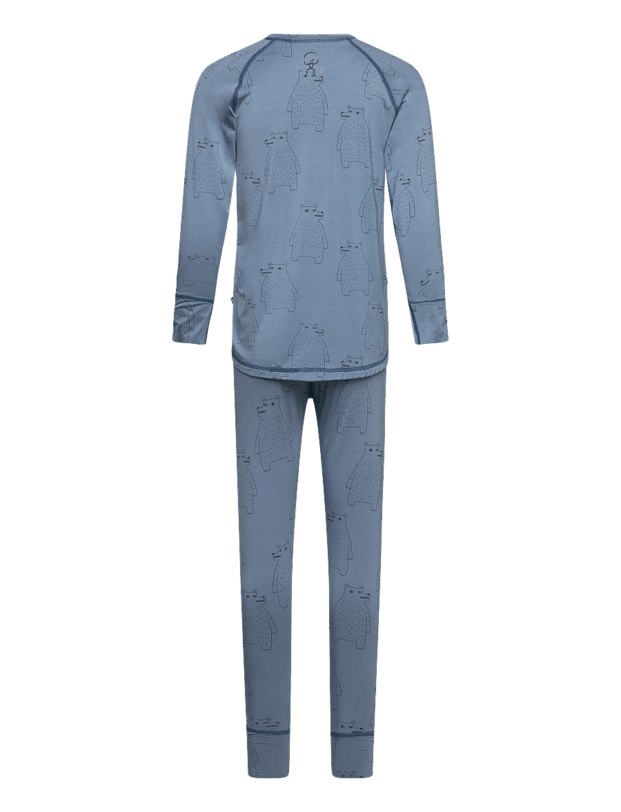 ISBJÖRN of Sweden - POLARBEAR SET Baselayer Kids - ensemble de sous-couche thermique - lagoon - 2