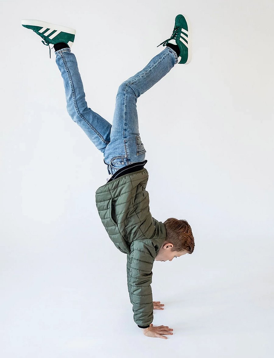 ISBJÖRN of Sweden - AIR Light weight Jacket Teens - isolerede jakker - moss - 3