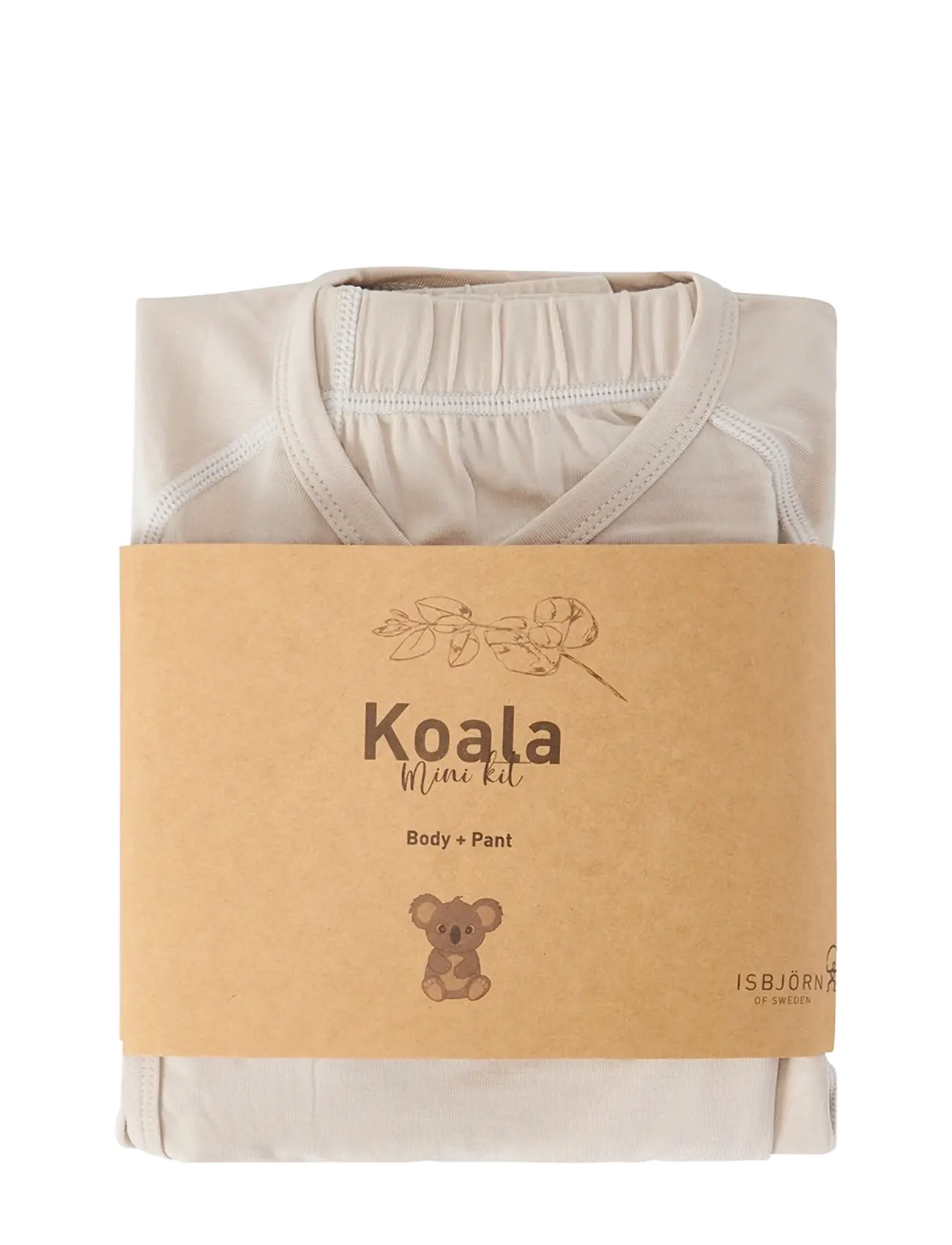 ISBJÖRN of Sweden KOALA MINI KIT Lagoon 56/62 - Termo apatiniai - CREAM / cream