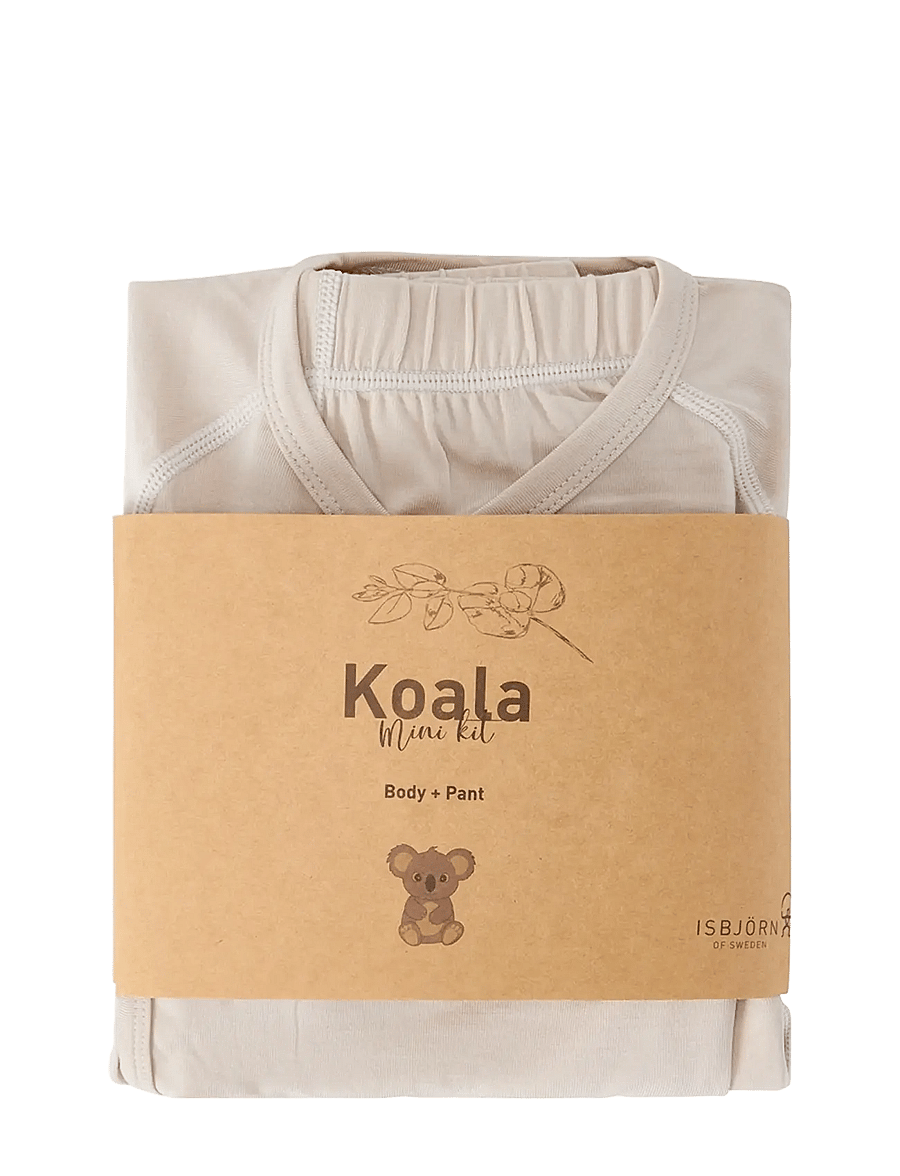 ISBJÖRN of Sweden - KOALA MINI KIT Lagoon 80/86 - zestaw 2 szt. - cream - 1