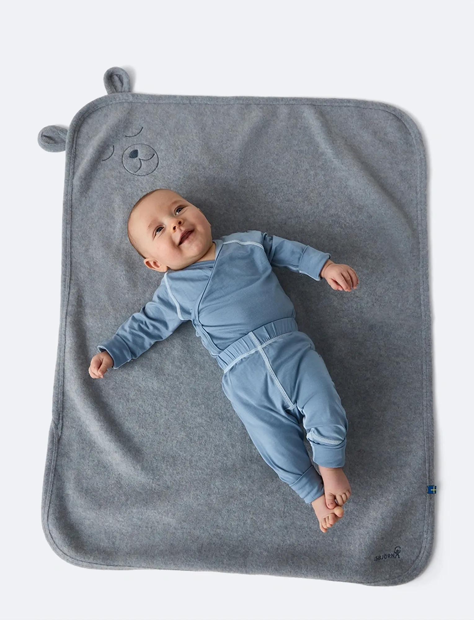 ISBJÖRN of Sweden Koala Mini Kit Lagoon 80/86, 56/62CL, Sport, Blau - Base Layer Sets, Kinder