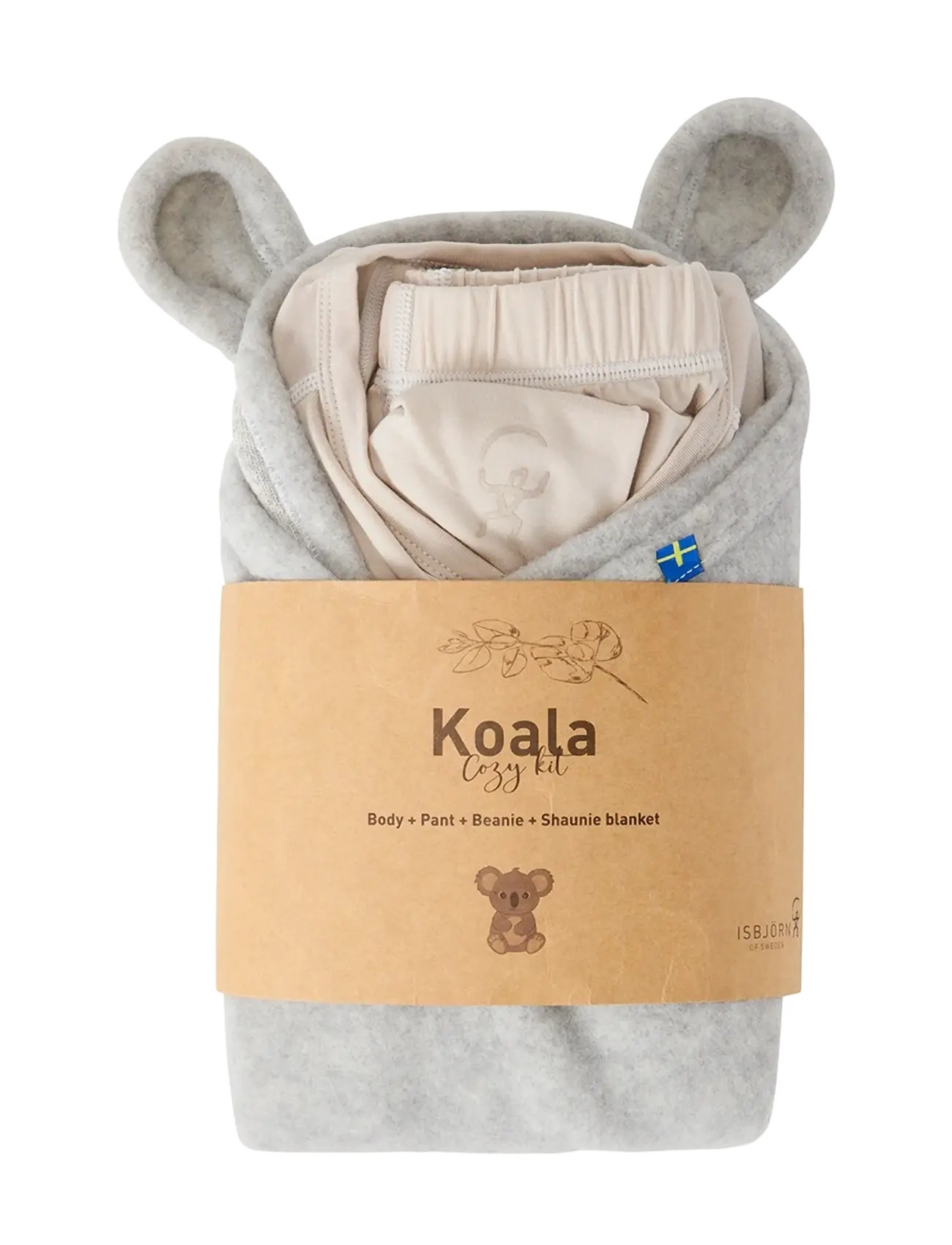 ISBJÖRN OF SWEDEN Koala Cozy Kit Baby Grau - 56/62CL