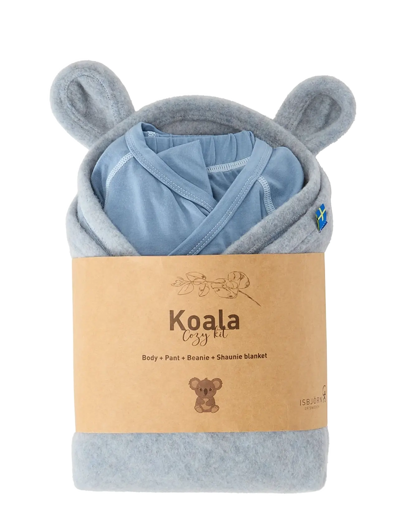 ISBJÖRN of Sweden KOALA COZY KIT Cream 56/62 - ISBJÖRN of Sweden - LAGOON / blue