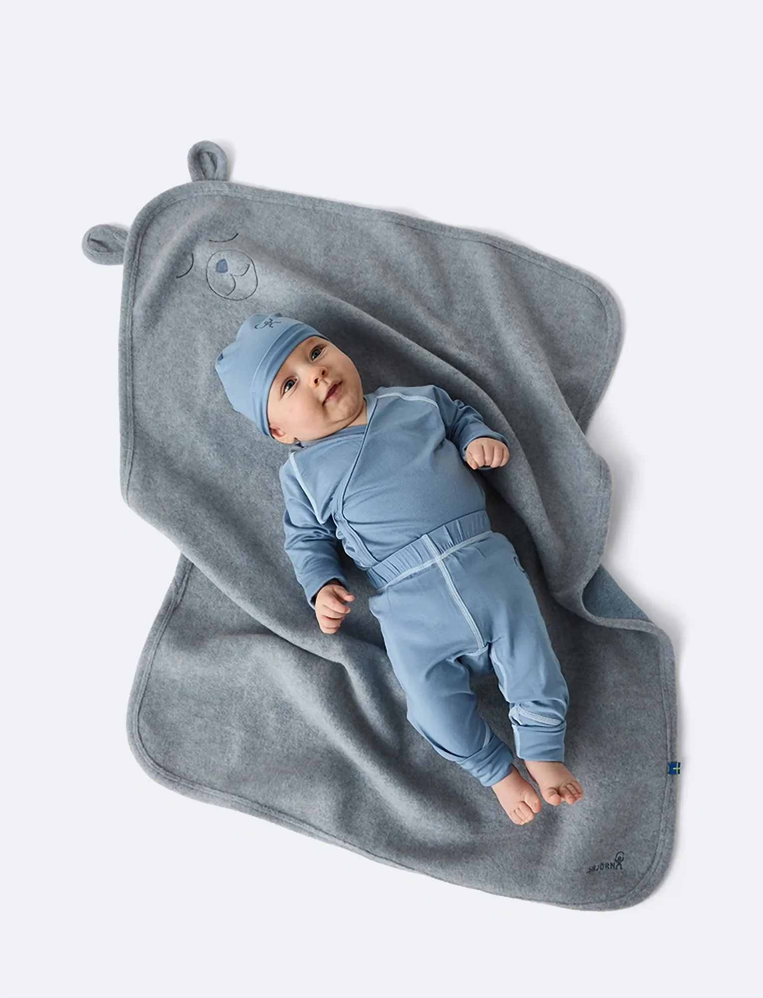 ISBJÖRN of Sweden KOALA COZY KIT Baby - Set - LAGOON / blue