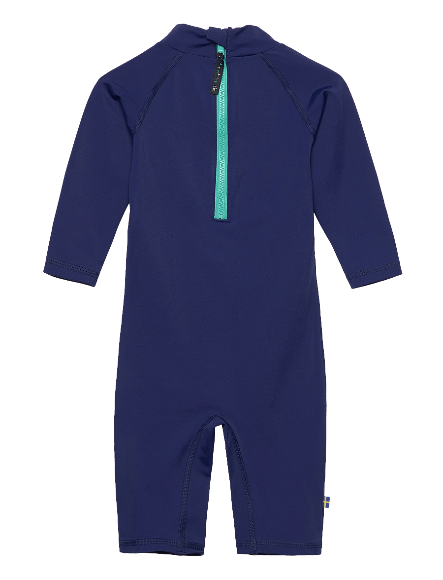 ISBJÖRN of Sweden - DOLPHINE Sun Jumpsuit Bubblegum 74/80 - navy - 1