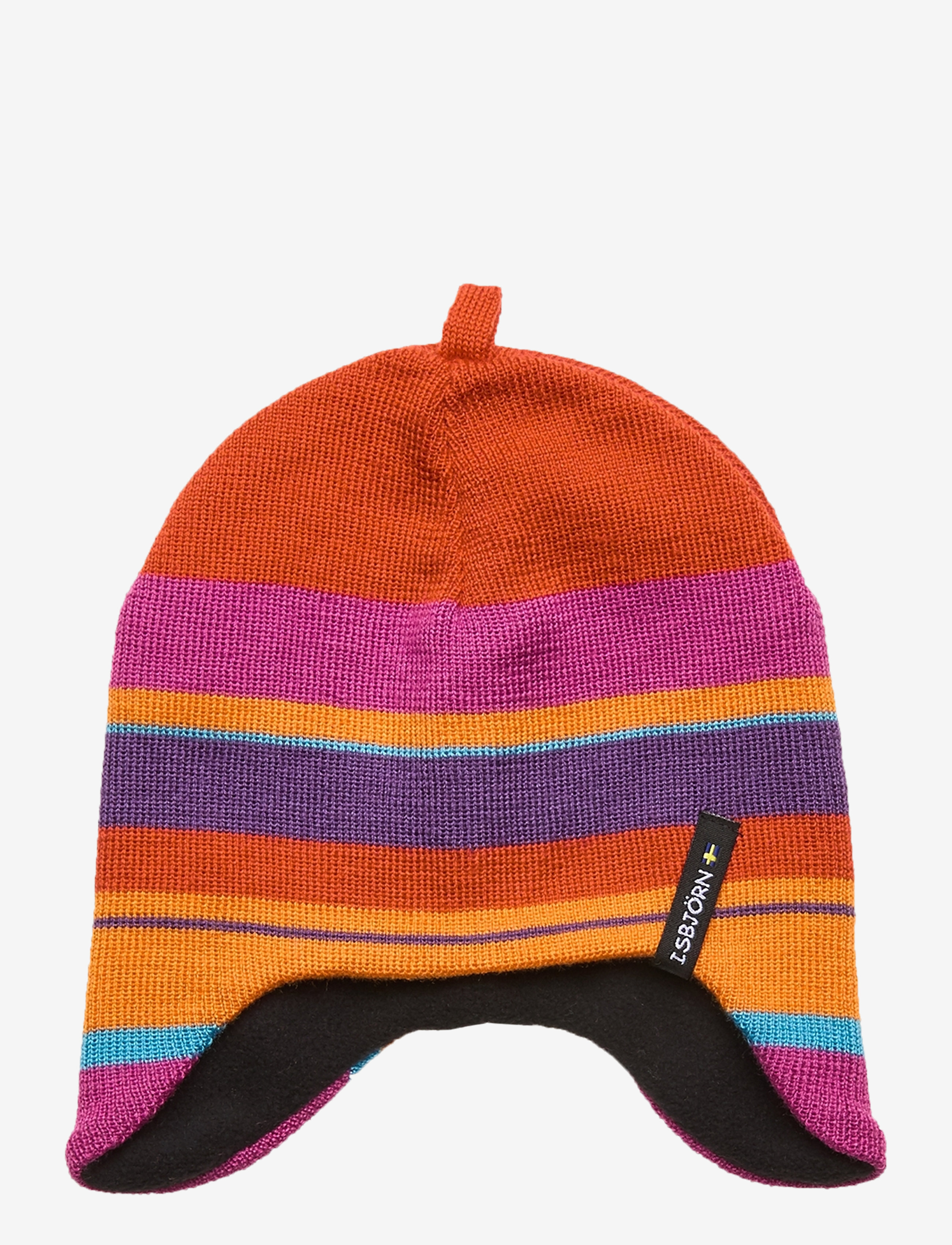 ISBJÖRN of Sweden EAGLET Knitted Cap - Herbstersparnisse - CORAL / multi