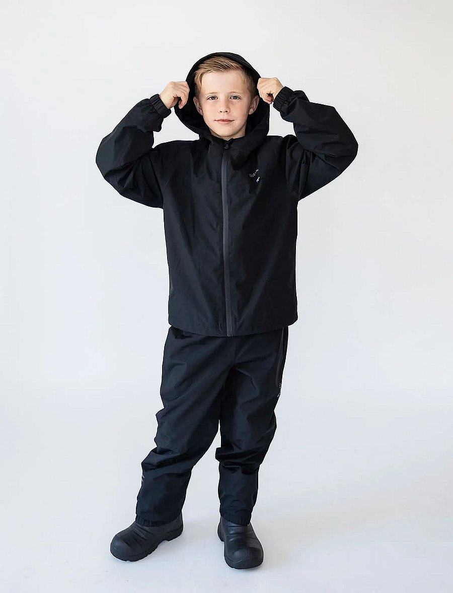 ISBJÖRN of Sweden - DRIZZLE RAIN SET - outdoor - black - 0