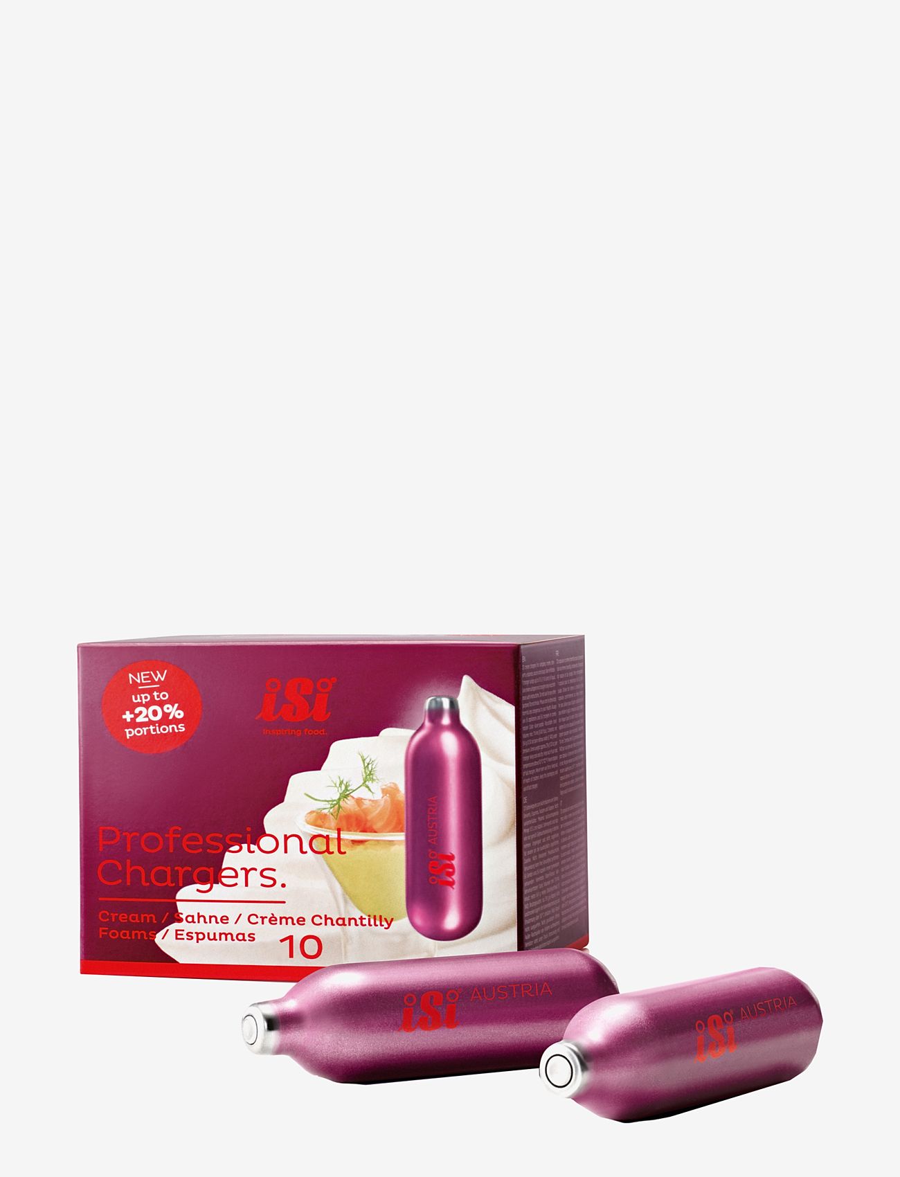 ISi - iSi PRO Chargers 8,4 g 10-pack - steel - 0