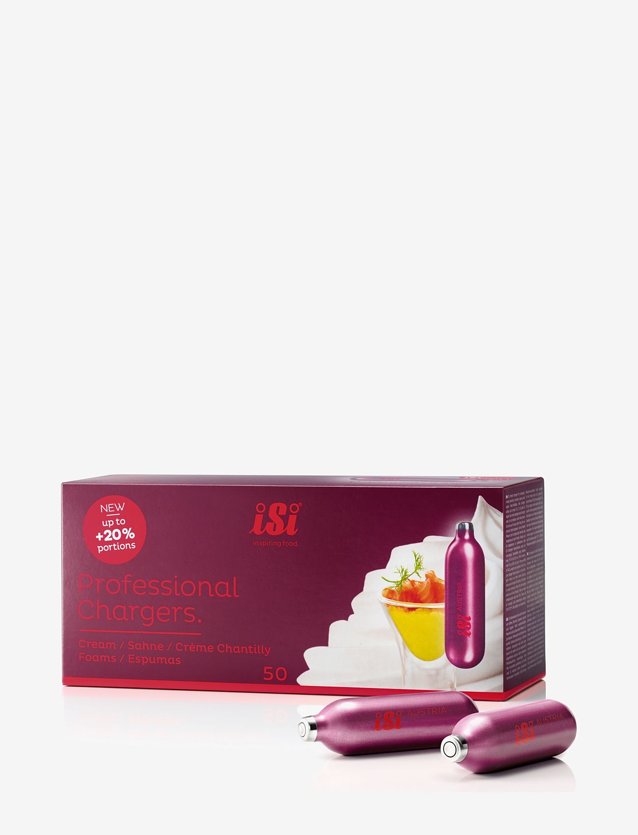 ISi - iSi Pro Chargers 50-pack - steel - 0