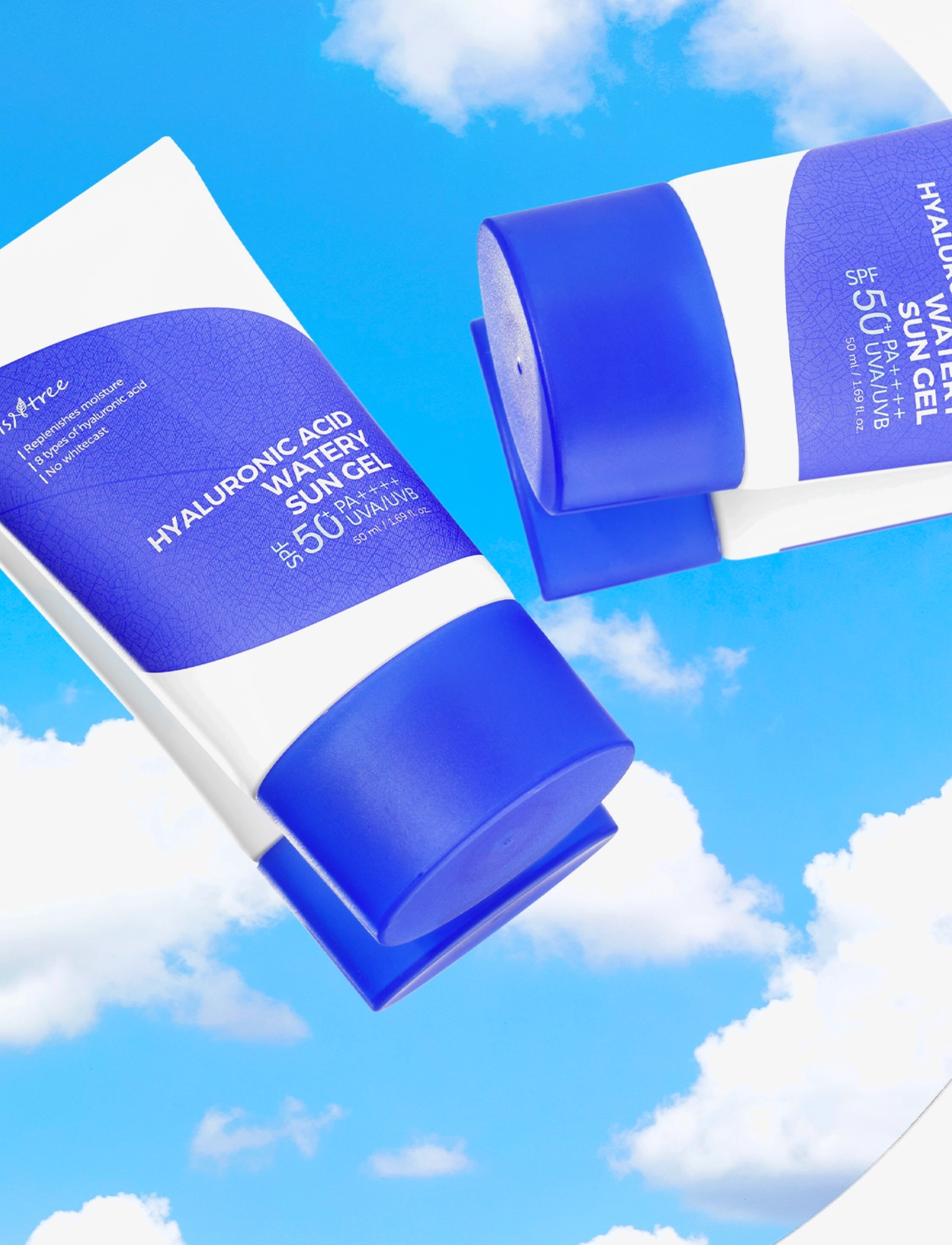 Isntree Hyaluronic Acid Watery Sun Gel Spf50 solskydd dam – bild 2
