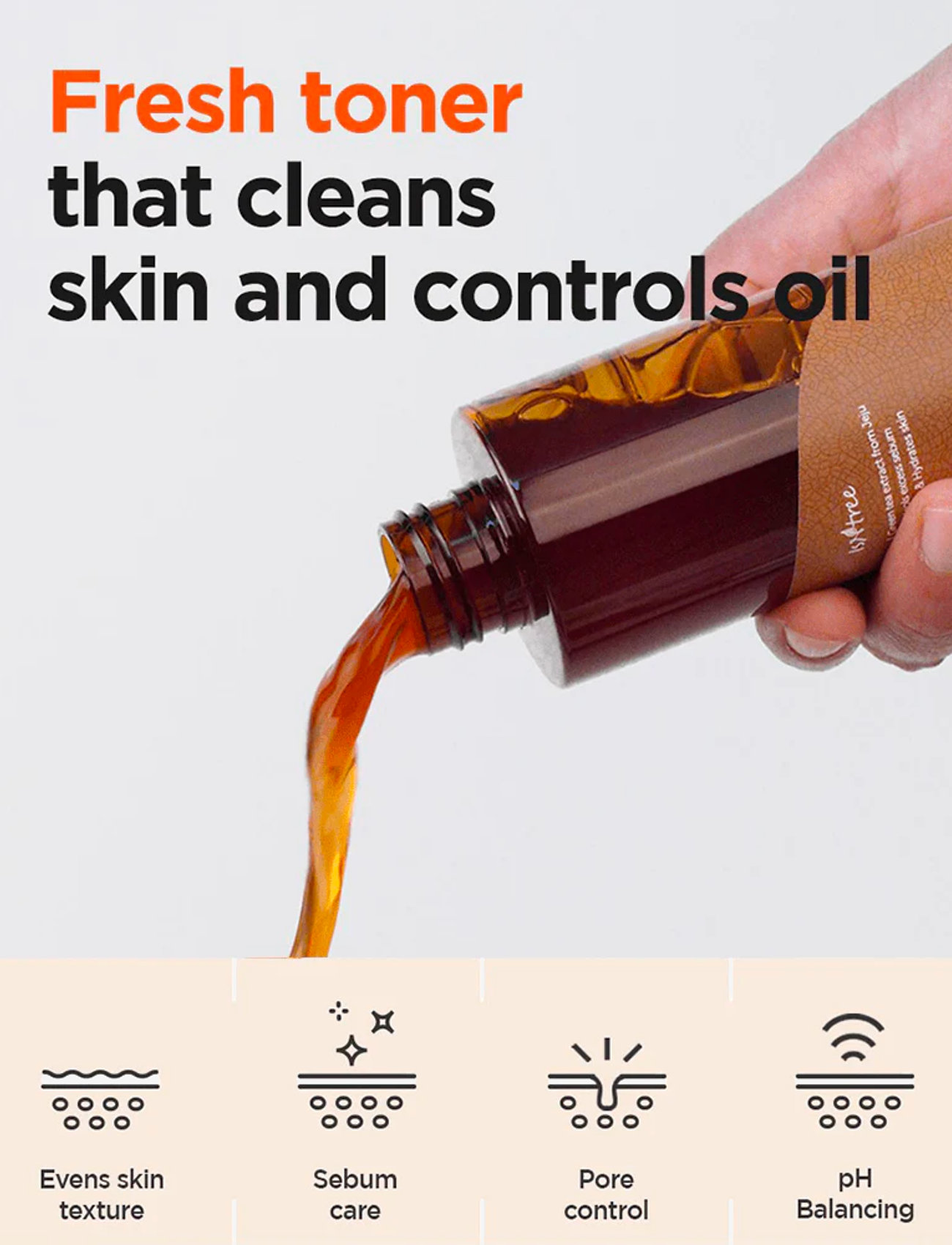 Isntree - Green Tea Fresh Toner - kosteuttavat kasvovedet - clear - 2