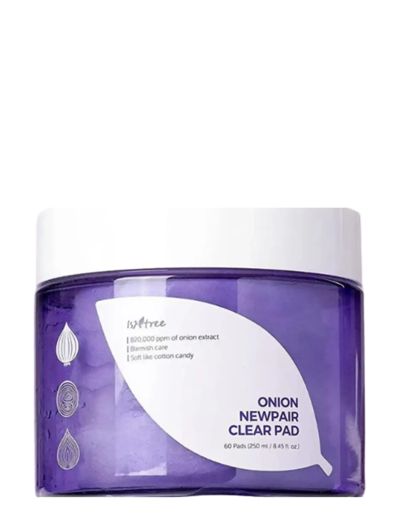 Isntree Onion Newpair Clear Pad, Tonerpude, Nude, Str: 60 EA