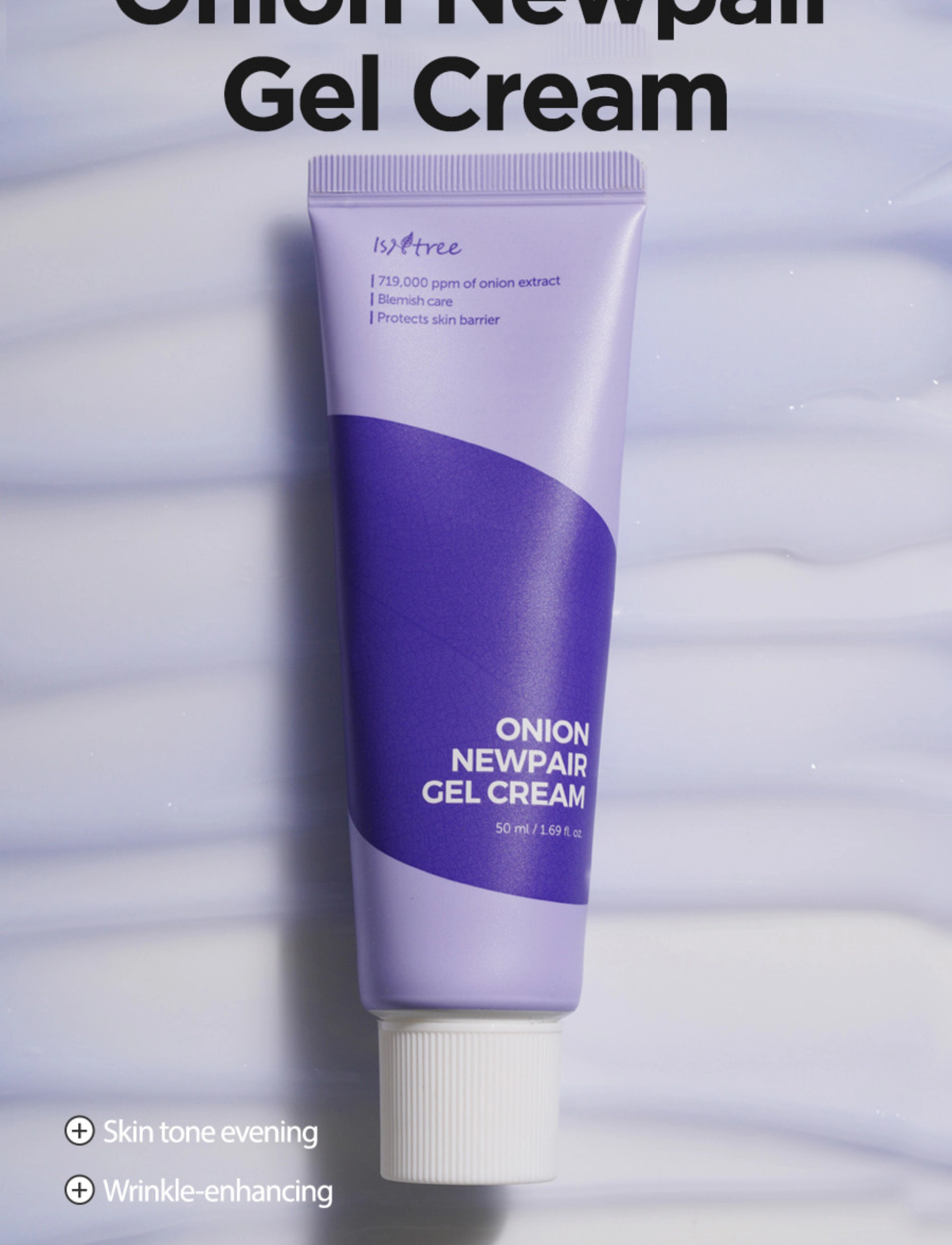 Isntree Onion Newpair Gel Cream, 50 ml, Nude, Fugtighedscreme > Dagcreme, Dame