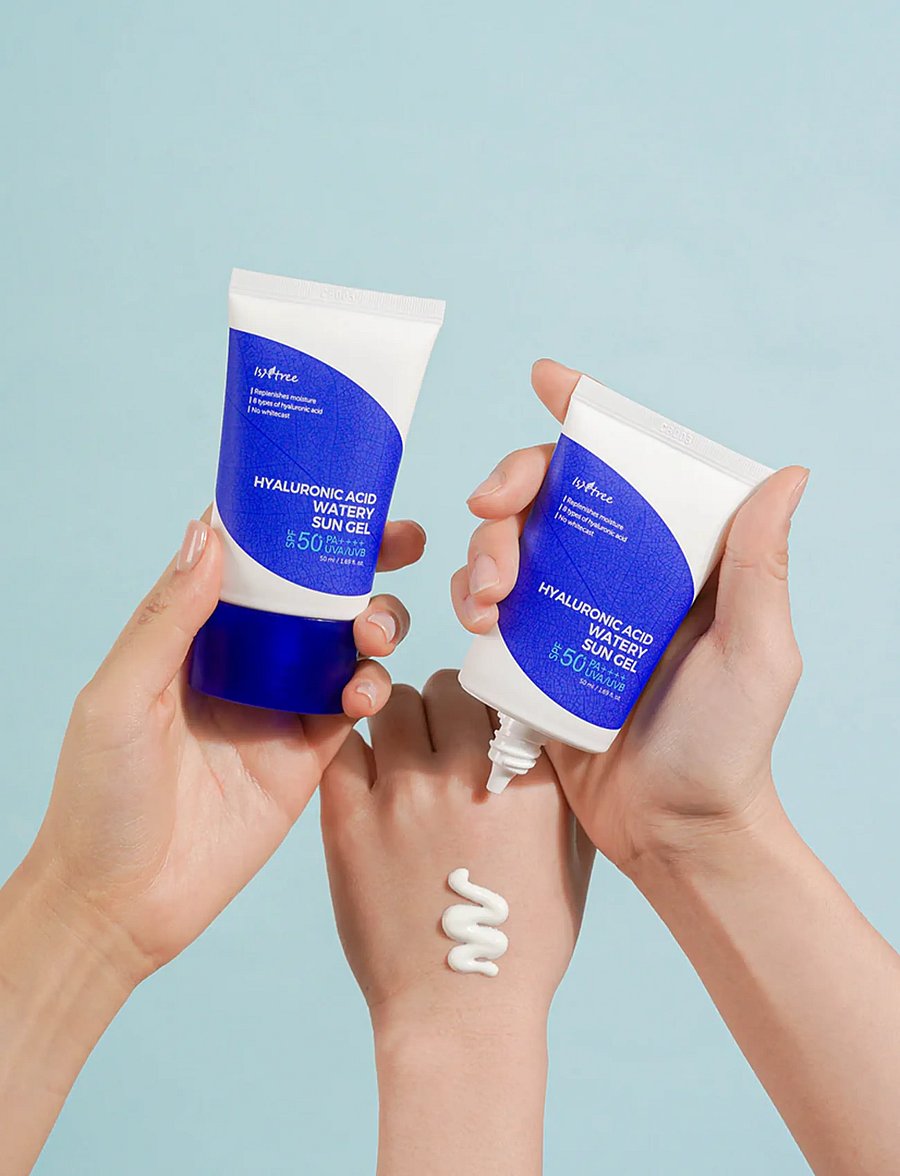 Isntree - Hyaluronic Acid Watery Sun Gel SPF50 2EA - clear - 0