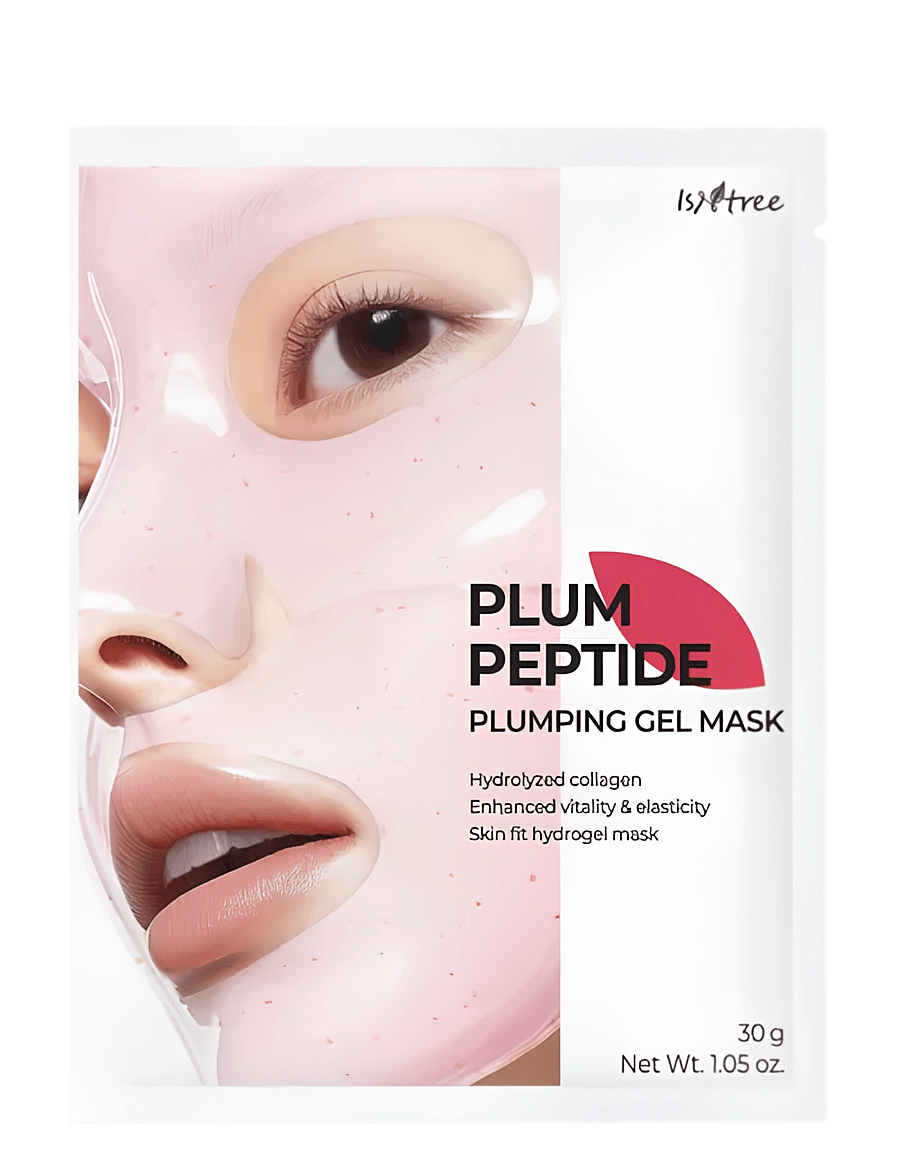 Isntree - Plum Peptide Plumping Gel Mask - sheet masks - clear - 1