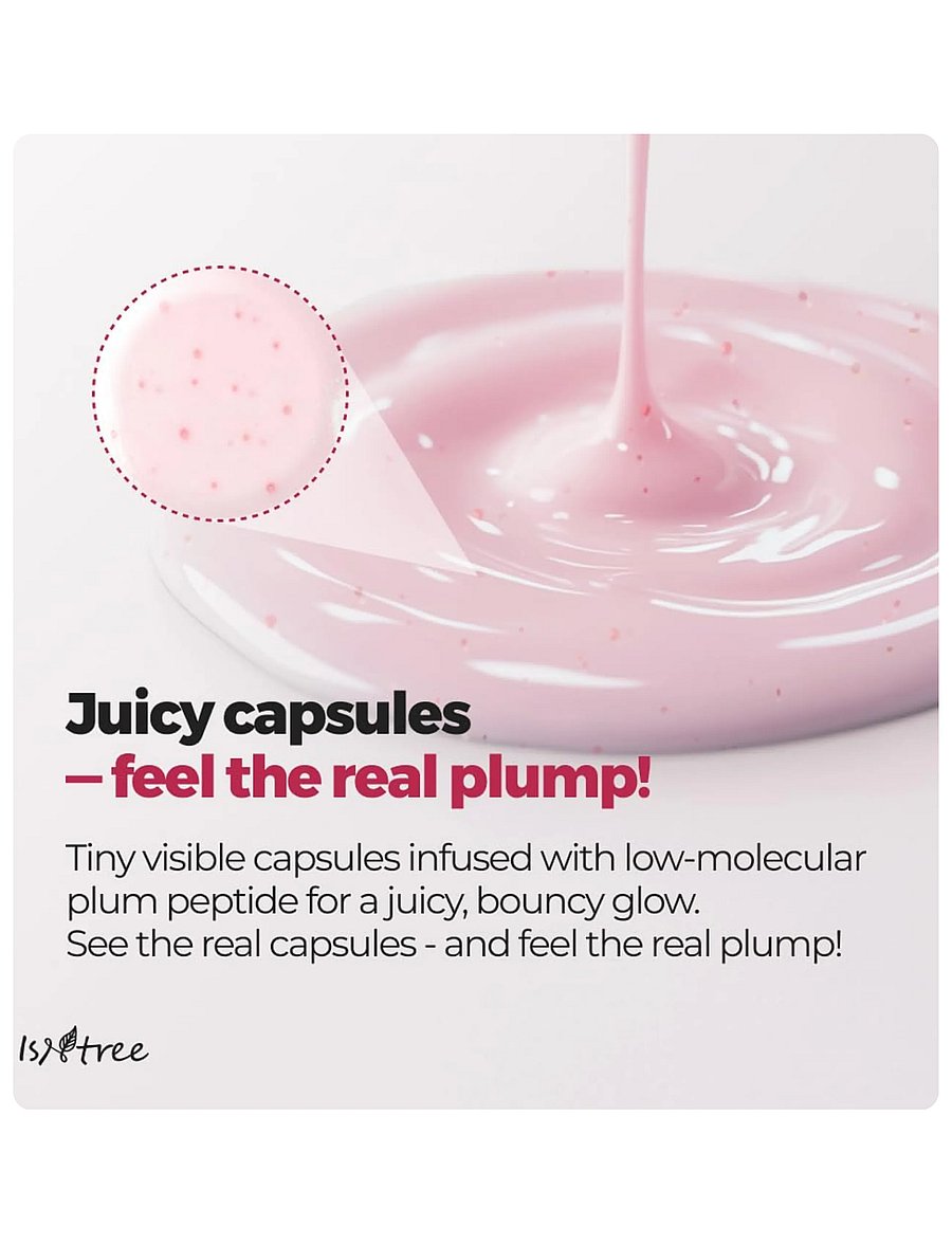 Isntree - Plum Peptide Plumping Gel Mask - sheet masks - clear - 0