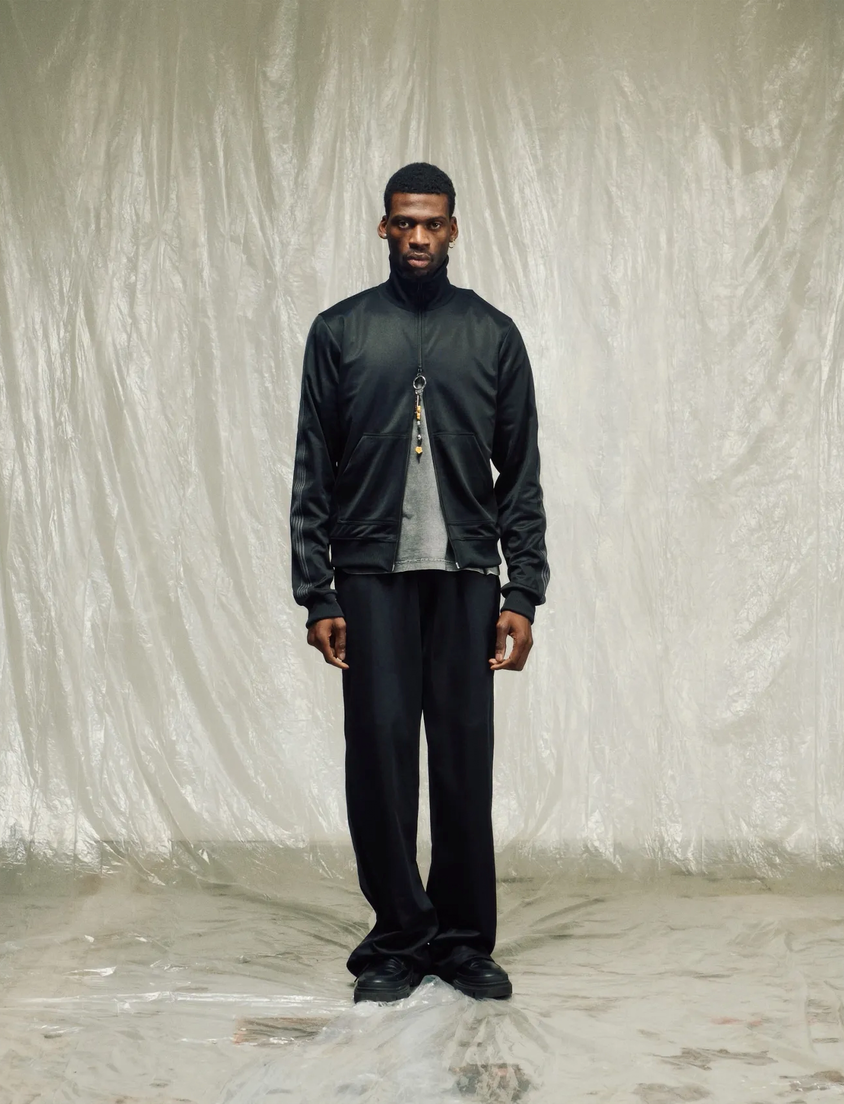 Isnurh - Isnurh Basement Track Jacket - dressipluusid - black - 4