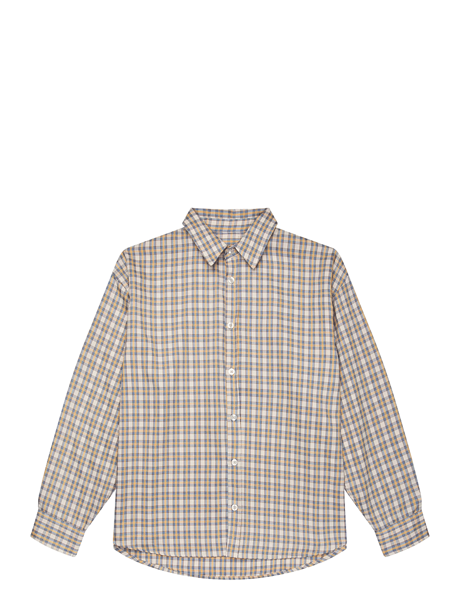 Isnurh - Basement relax Shirt Green Check - karierte hemden - yellow - 1