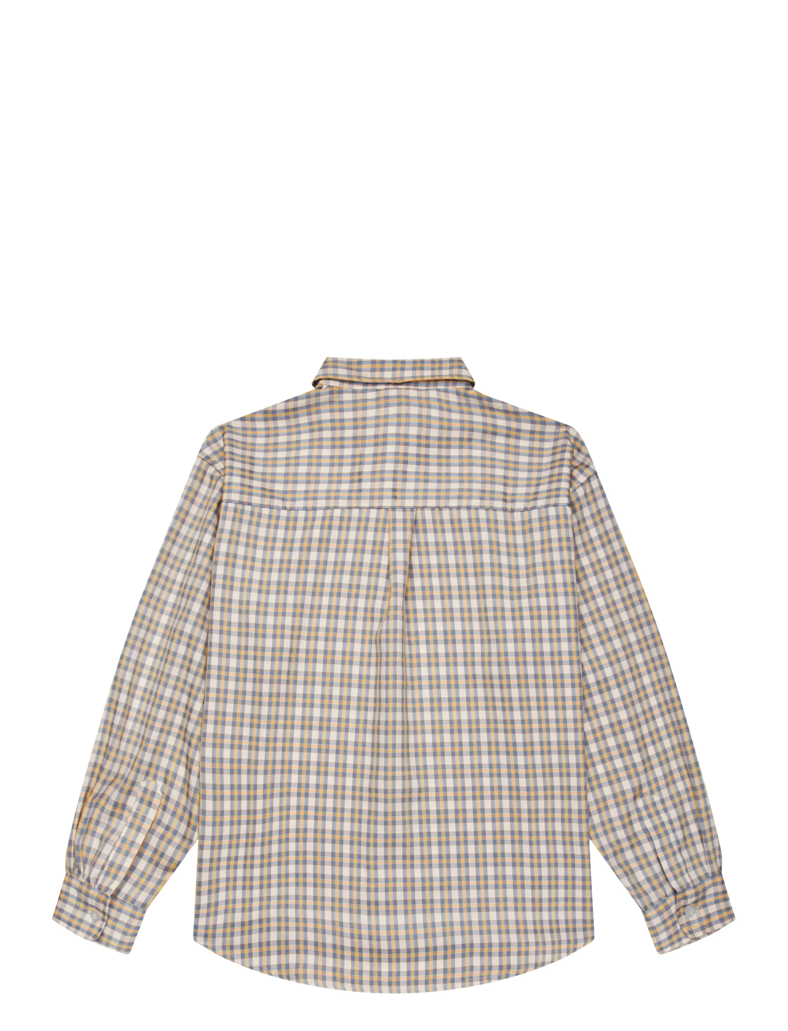 Isnurh - Basement relax Shirt Green Check - karierte hemden - yellow - 2