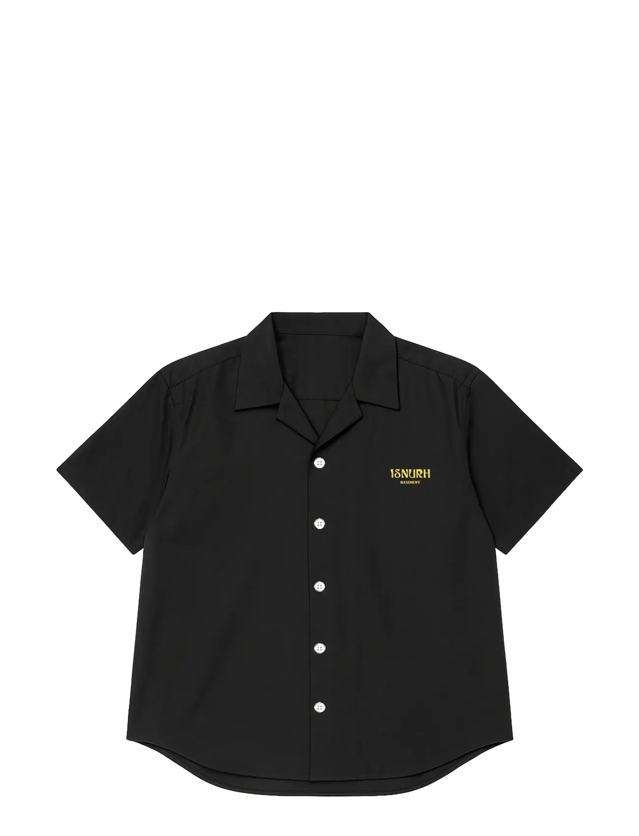 ISNURH Isnurh Basement Relax Kurz Sleeve Shirt Schwarz - M - Herren
