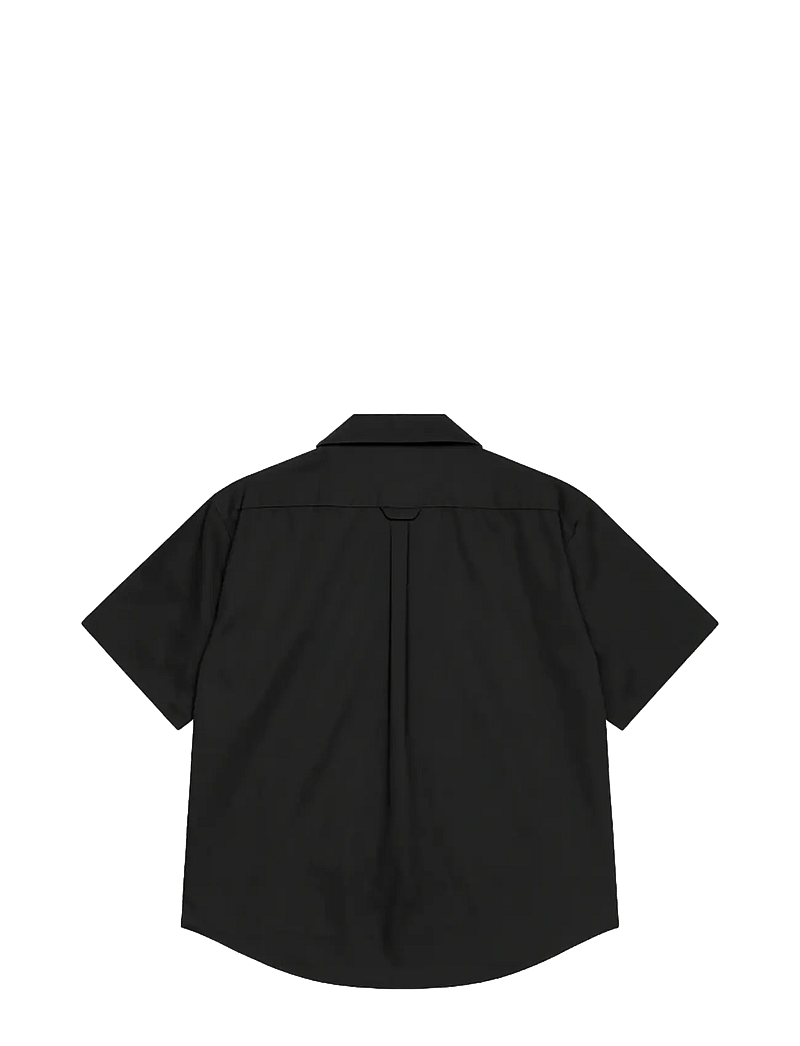 Isnurh - Isnurh Basement Relax Short sleeve shirt - lühikeste varrukatega särgid - black - 2