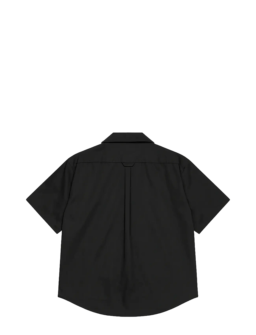 Isnurh - Isnurh Basement Relax Short sleeve shirt - kurzarmhemden - black - 2