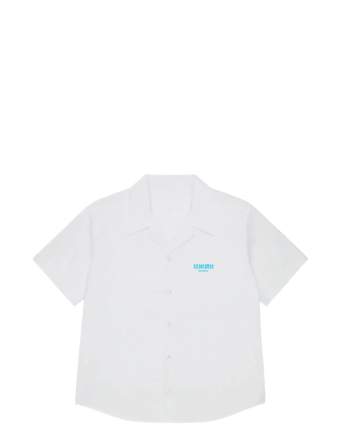 Isnurh Isnurh Basement Relax Short sleeve shirt - Kortærmede skjorter - WHITE / white