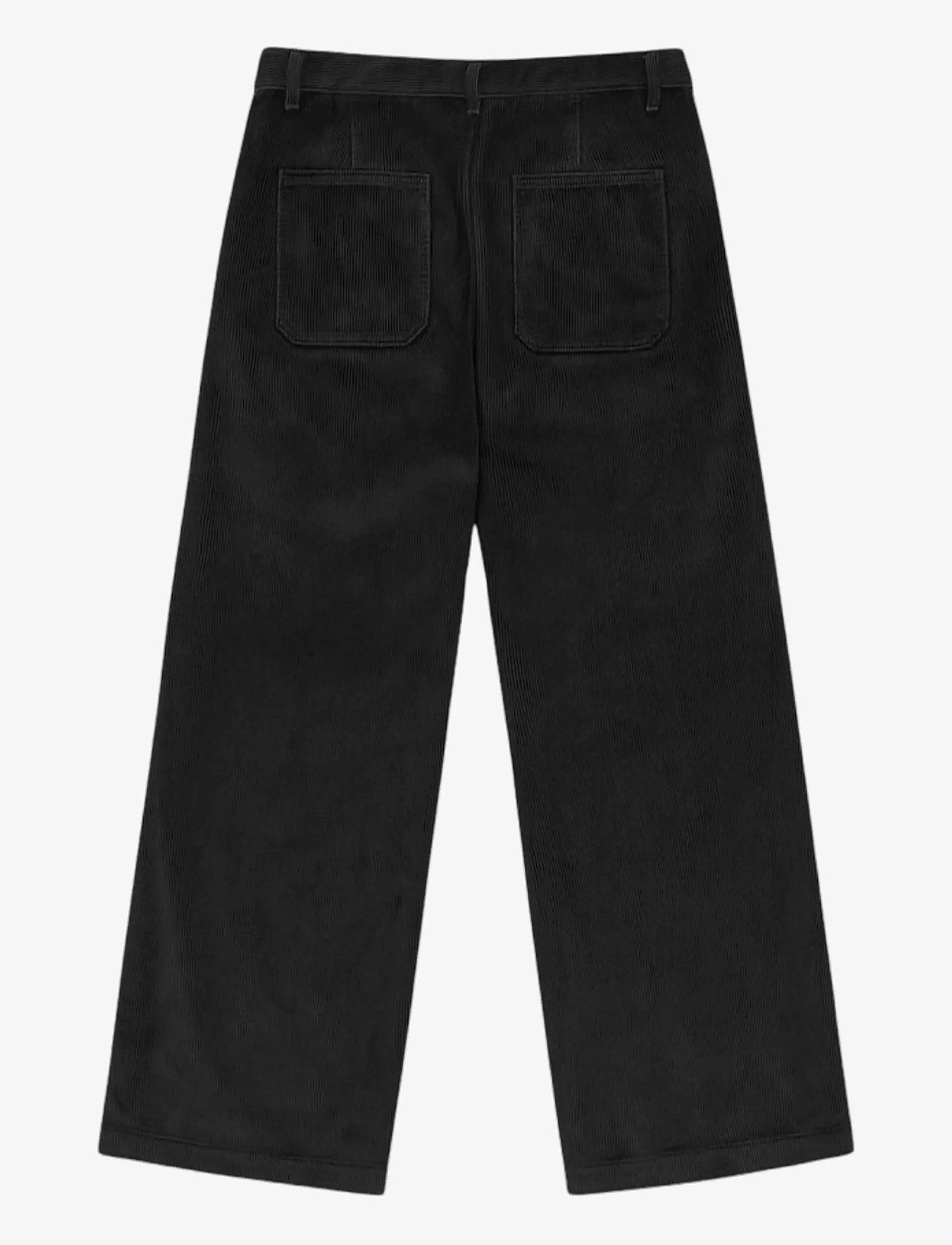 Isnurh - Isnurh Basement Wide Corduroy Pants - loose jeans - black - 2