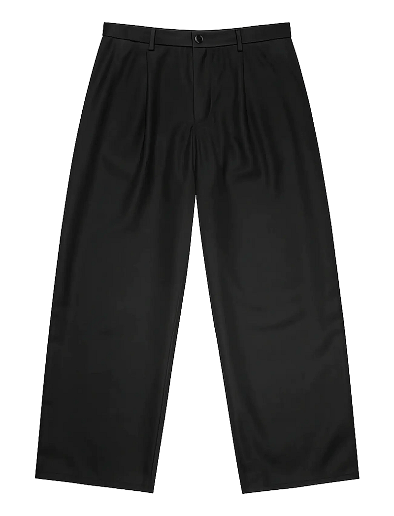 Isnurh - Isnurh Basement Wide Suit pants - habitbukser - black - 1