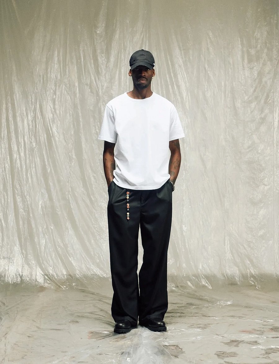 Isnurh - Isnurh Basement Wide Suit pants - black - 0