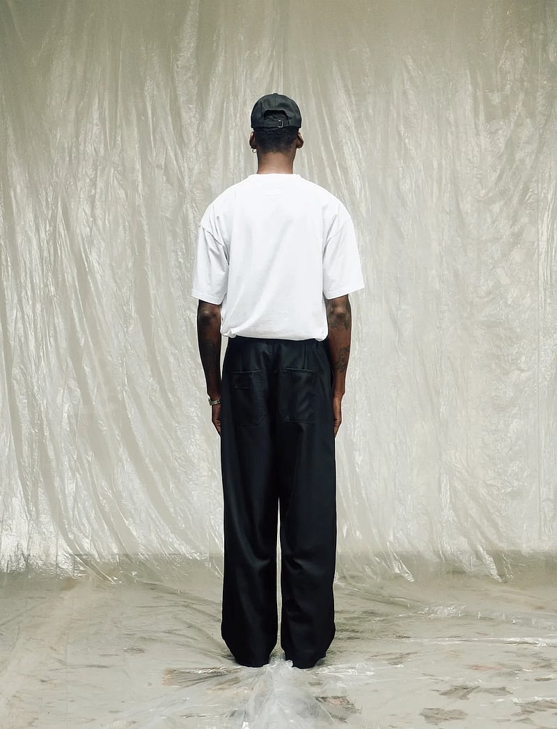 Isnurh - Isnurh Basement Wide Suit pants - habitbukser - black - 3