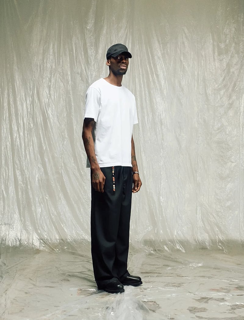 Isnurh - Isnurh Basement Wide Suit pants - kostymbyxor - black - 4