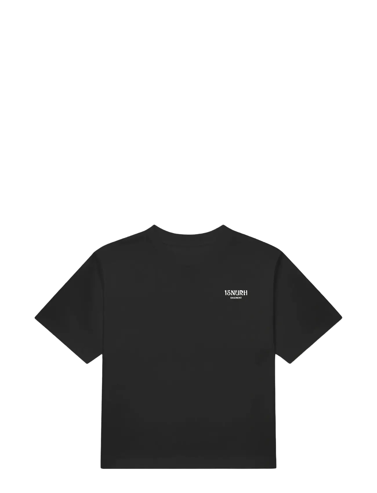 Isnurh Isnurh Basement Relax fitted t-shirt - T-shirts - BLACK / black