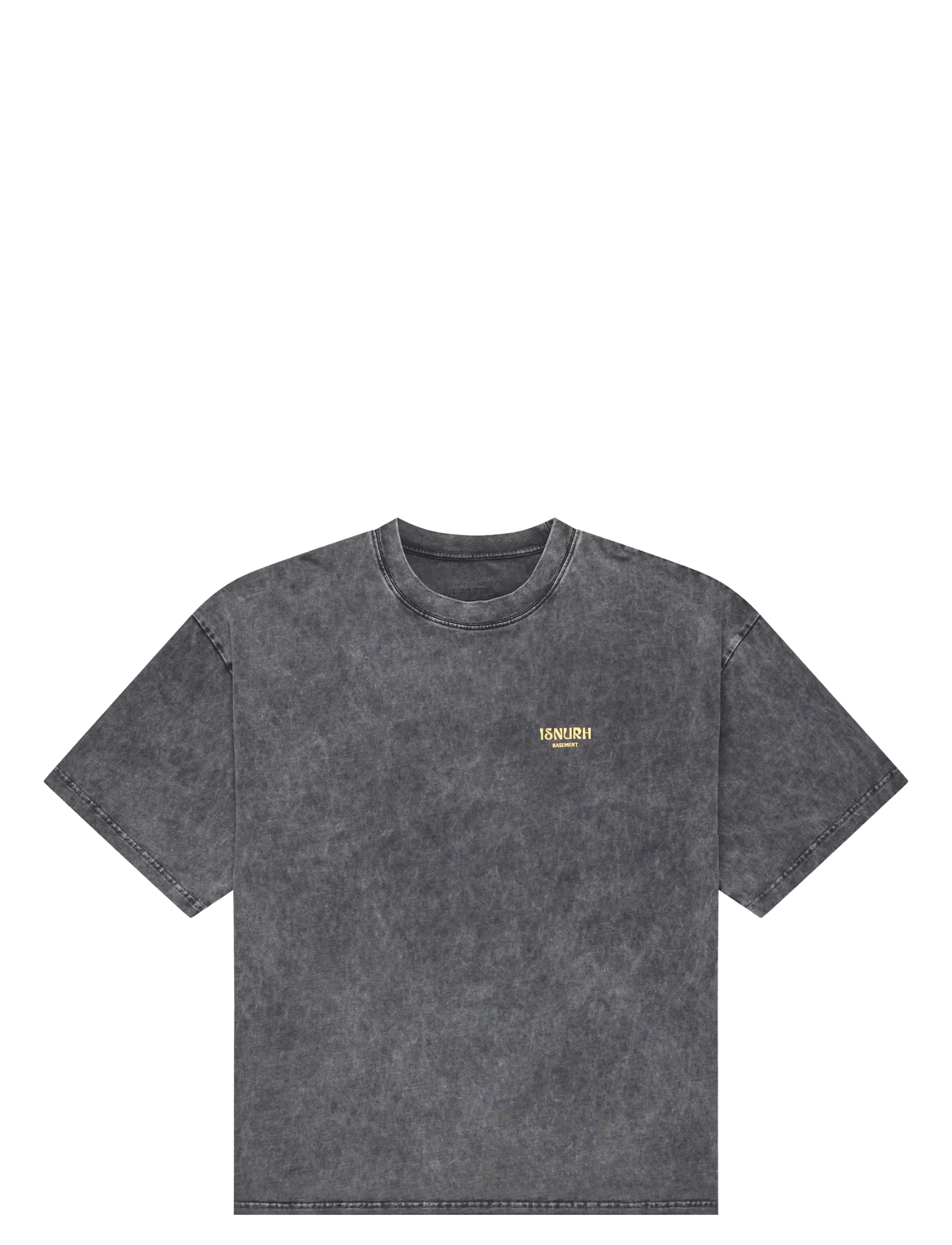 ISNURH Isnurh Basement Relax Fitted T-Shirt Grau - M - Herren