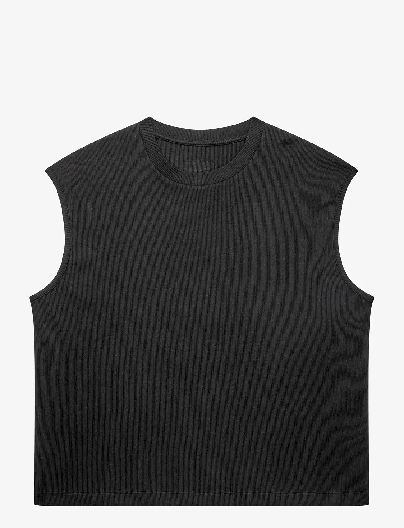 Isnurh - Isnurh Relax Rib Tank top - tank tops - black - 1