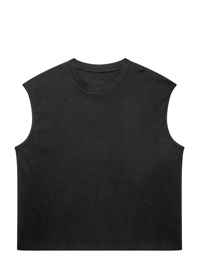 Isnurh - Isnurh Relax Rib Tank top - tank tops - black - 1
