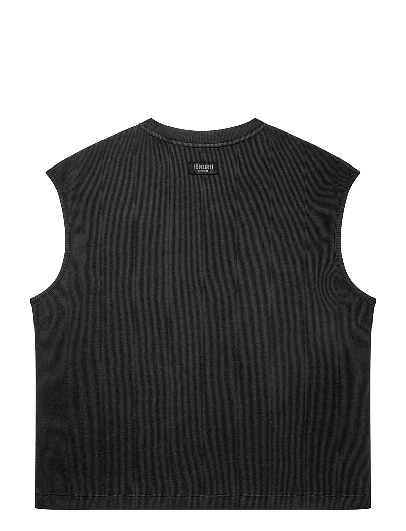 Isnurh - Isnurh Relax Rib Tank top - tank tops - black - 2