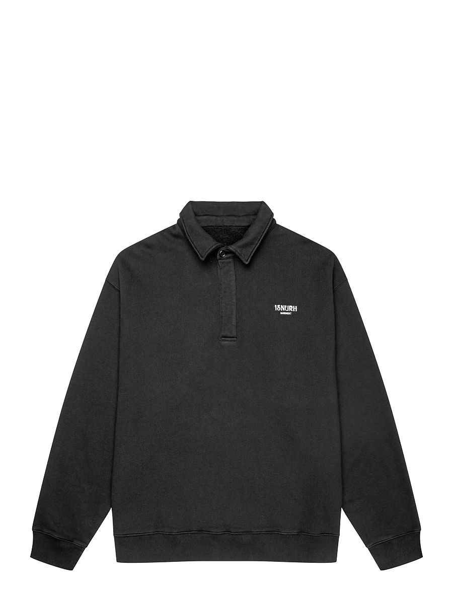 Isnurh - Isnurh Basement Relax Polo - sweatshirts - black - 1