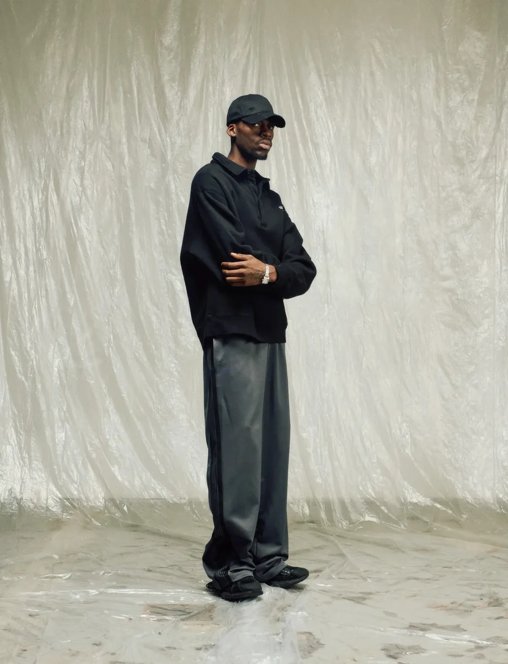 Isnurh - Isnurh Basement Relax Polo - dressipluusid - black - 3