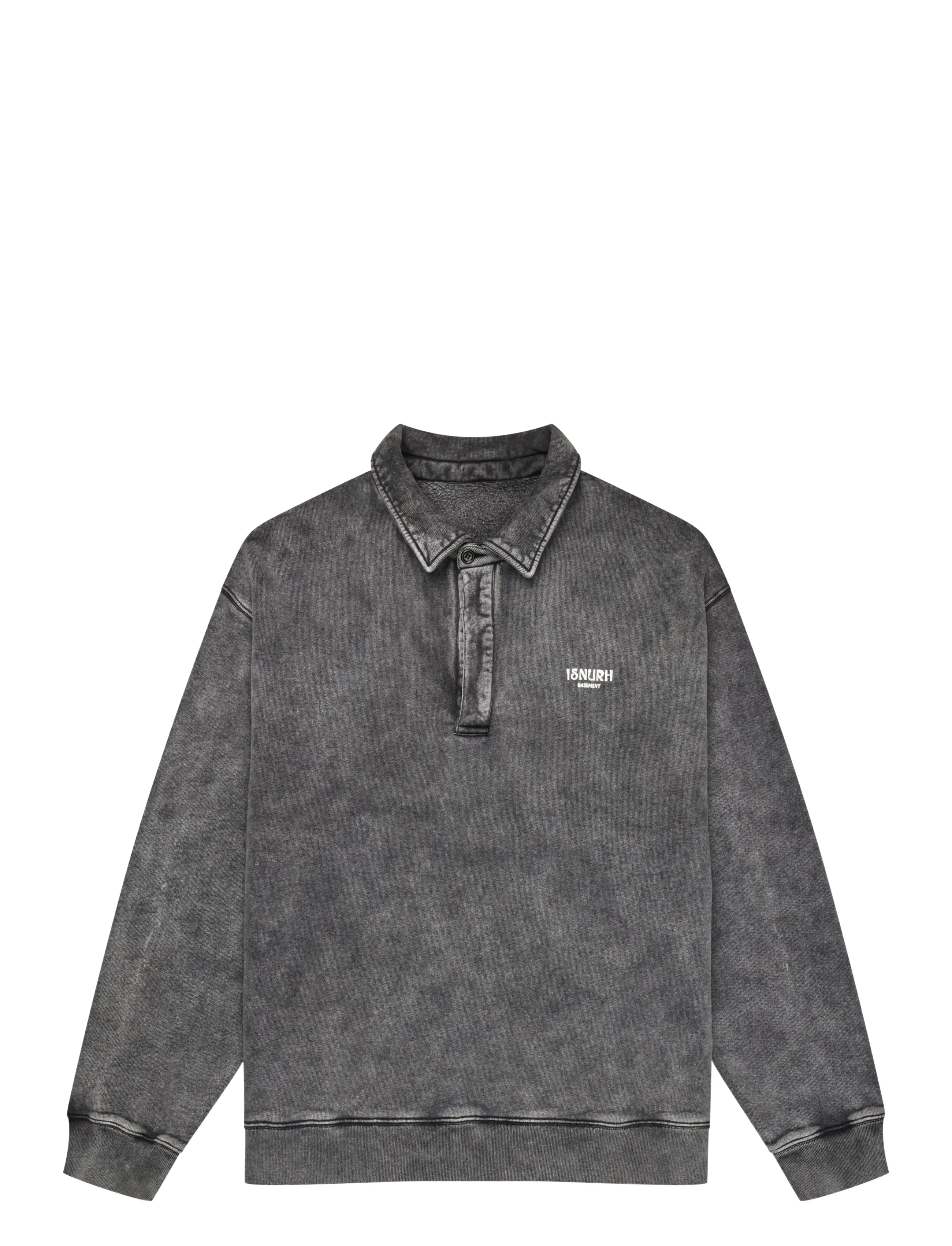 Isnurh Isnurh Basement Relax Polo - Sweatshirts & hættetrøjer - GREY / grey