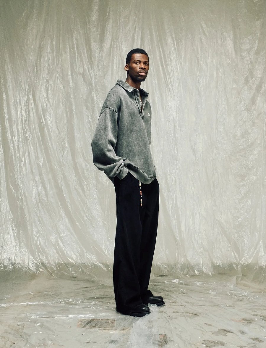 Isnurh - Isnurh Basement Relax Polo - sweatshirts - grey - 3